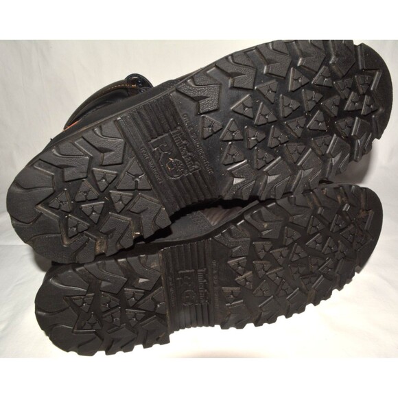 Timberland PRO Men’s 10.5M Waterproof Alloy Toe Met Guard Work Boots Black Brown - Picture 8 of 10